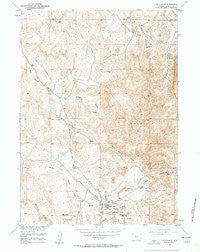 Sand Draw Wyoming Historical topographic map, 1:24000 scale, 7.5 X 7.5 Minute, Year 1958