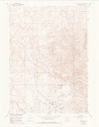 Sand Draw Wyoming Historical topographic map, 1:24000 scale, 7.5 X 7.5 Minute, Year 1958