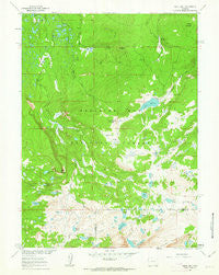 Sand Lake Wyoming Historical topographic map, 1:24000 scale, 7.5 X 7.5 Minute, Year 1961