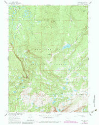 Sand Lake Wyoming Historical topographic map, 1:24000 scale, 7.5 X 7.5 Minute, Year 1961