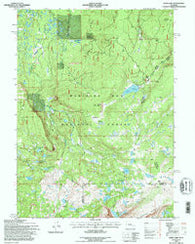 Sand Lake Wyoming Historical topographic map, 1:24000 scale, 7.5 X 7.5 Minute, Year 1992