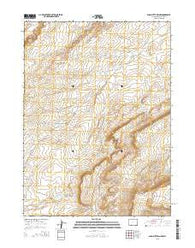 Sand Butte Rim NW Wyoming Current topographic map, 1:24000 scale, 7.5 X 7.5 Minute, Year 2015