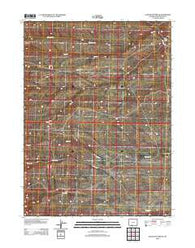 Sand Butte Rim SE Wyoming Historical topographic map, 1:24000 scale, 7.5 X 7.5 Minute, Year 2012