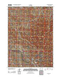 Sand Draw Wyoming Historical topographic map, 1:24000 scale, 7.5 X 7.5 Minute, Year 2012