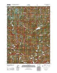 Sand Lake Wyoming Historical topographic map, 1:24000 scale, 7.5 X 7.5 Minute, Year 2012