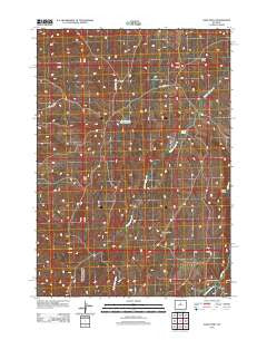 Sand Point Wyoming Historical topographic map, 1:24000 scale, 7.5 X 7.5 Minute, Year 2012