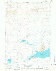 Sanford Ranch Wyoming Historical topographic map, 1:24000 scale, 7.5 X 7.5 Minute, Year 1959