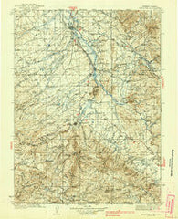 Saratoga Wyoming Historical topographic map, 1:125000 scale, 30 X 30 Minute, Year 1939