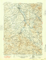Saratoga Wyoming Historical topographic map, 1:125000 scale, 30 X 30 Minute, Year 1939