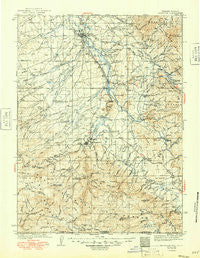 Saratoga Wyoming Historical topographic map, 1:125000 scale, 30 X 30 Minute, Year 1939