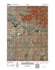 Savage Peak Wyoming Historical topographic map, 1:24000 scale, 7.5 X 7.5 Minute, Year 2012