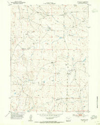 Savageton Wyoming Historical topographic map, 1:24000 scale, 7.5 X 7.5 Minute, Year 1953