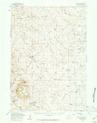 Savageton Wyoming Historical topographic map, 1:62500 scale, 15 X 15 Minute, Year 1959