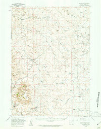 Savageton Wyoming Historical topographic map, 1:62500 scale, 15 X 15 Minute, Year 1959
