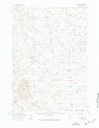 Savageton Wyoming Historical topographic map, 1:62500 scale, 15 X 15 Minute, Year 1959