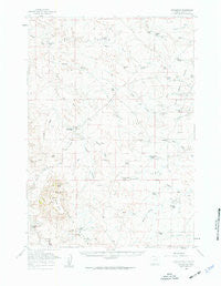 Savageton Wyoming Historical topographic map, 1:62500 scale, 15 X 15 Minute, Year 1959
