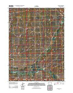 Savery Wyoming Historical topographic map, 1:24000 scale, 7.5 X 7.5 Minute, Year 2012