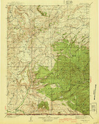 Savery Wyoming Historical topographic map, 1:125000 scale, 30 X 30 Minute, Year 1940