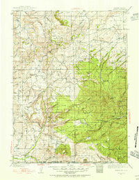 Savery Wyoming Historical topographic map, 1:125000 scale, 30 X 30 Minute, Year 1932