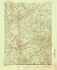 Savery Wyoming Historical topographic map, 1:125000 scale, 30 X 30 Minute, Year 1940