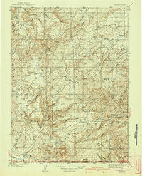 Savery Wyoming Historical topographic map, 1:125000 scale, 30 X 30 Minute, Year 1940