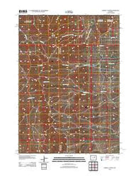 Sawmill Canyon Wyoming Historical topographic map, 1:24000 scale, 7.5 X 7.5 Minute, Year 2012