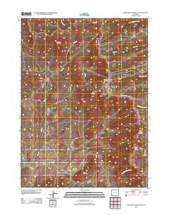 Sawtooth Mountain Wyoming Historical topographic map, 1:24000 scale, 7.5 X 7.5 Minute, Year 2012