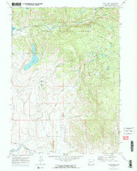 Scab Creek Wyoming Historical topographic map, 1:24000 scale, 7.5 X 7.5 Minute, Year 1968