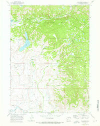 Scab Creek Wyoming Historical topographic map, 1:24000 scale, 7.5 X 7.5 Minute, Year 1968