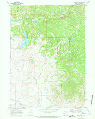Scab Creek Wyoming Historical topographic map, 1:24000 scale, 7.5 X 7.5 Minute, Year 1968