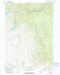 Scab Creek Wyoming Historical topographic map, 1:24000 scale, 7.5 X 7.5 Minute, Year 1968