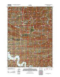 Schneider Ridge Wyoming Historical topographic map, 1:24000 scale, 7.5 X 7.5 Minute, Year 2012