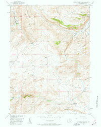 Schoettlin Mountain Wyoming Historical topographic map, 1:24000 scale, 7.5 X 7.5 Minute, Year 1958
