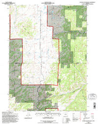 School Section Mtn Wyoming Historical topographic map, 1:24000 scale, 7.5 X 7.5 Minute, Year 1992