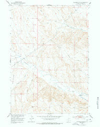 Schuster Flats SE Wyoming Historical topographic map, 1:24000 scale, 7.5 X 7.5 Minute, Year 1951