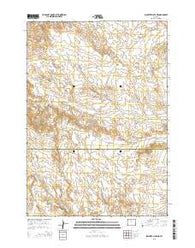 Schuster Flats NE Wyoming Current topographic map, 1:24000 scale, 7.5 X 7.5 Minute, Year 2015
