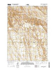 Schuster Flats NW Wyoming Current topographic map, 1:24000 scale, 7.5 X 7.5 Minute, Year 2015