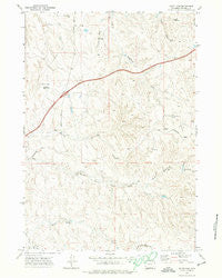 Scott Dam Wyoming Historical topographic map, 1:24000 scale, 7.5 X 7.5 Minute, Year 1971