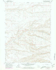 Scott Spring Wyoming Historical topographic map, 1:24000 scale, 7.5 X 7.5 Minute, Year 1961