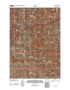 Scott Dam Wyoming Historical topographic map, 1:24000 scale, 7.5 X 7.5 Minute, Year 2012