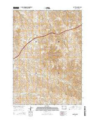 Scott Dam Wyoming Current topographic map, 1:24000 scale, 7.5 X 7.5 Minute, Year 2015