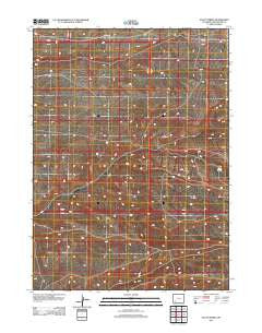 Scott Spring Wyoming Historical topographic map, 1:24000 scale, 7.5 X 7.5 Minute, Year 2012