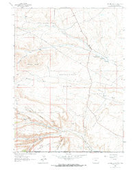 Scrivner Butte Wyoming Historical topographic map, 1:24000 scale, 7.5 X 7.5 Minute, Year 1963