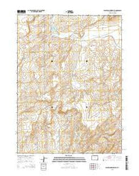 Seaverson Reservoir Wyoming Current topographic map, 1:24000 scale, 7.5 X 7.5 Minute, Year 2015
