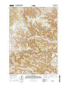 Seely Wyoming Current topographic map, 1:24000 scale, 7.5 X 7.5 Minute, Year 2015