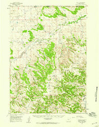 Seely Wyoming Historical topographic map, 1:62500 scale, 15 X 15 Minute, Year 1957