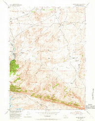 Seminoe Dam NE Wyoming Historical topographic map, 1:24000 scale, 7.5 X 7.5 Minute, Year 1953