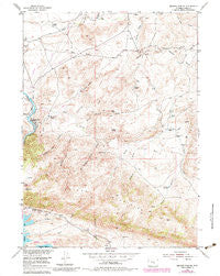Seminoe Dam NE Wyoming Historical topographic map, 1:24000 scale, 7.5 X 7.5 Minute, Year 1953