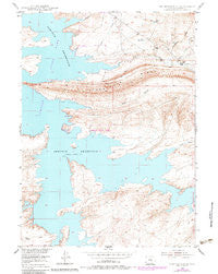 Seminoe Dam SE Wyoming Historical topographic map, 1:24000 scale, 7.5 X 7.5 Minute, Year 1953