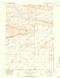 Seminoe Dam SW Wyoming Historical topographic map, 1:24000 scale, 7.5 X 7.5 Minute, Year 1953